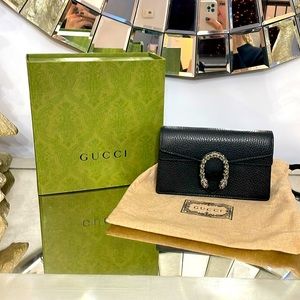 Gucci Dionysus leather super mini bag
